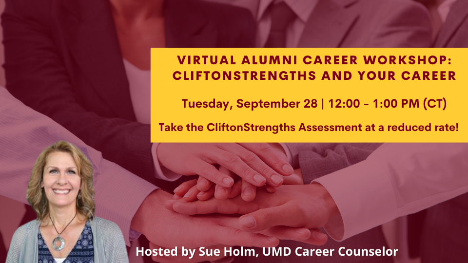 Virtual Alumni Career Workshop: CliftonStrengths and Your Career