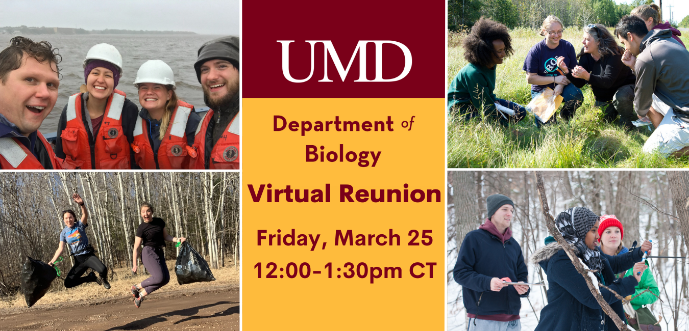 Department of Biology Virtual Reunion