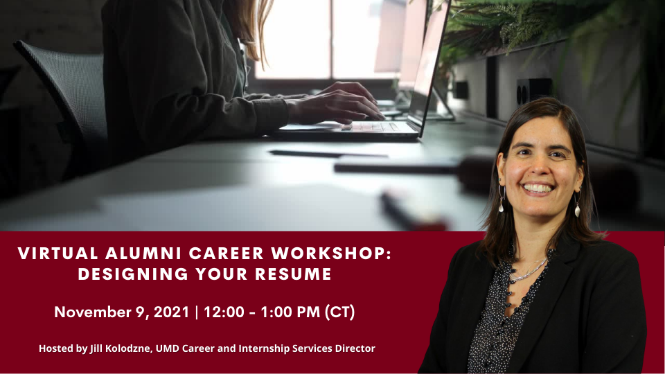 Virtual Alumni Career Workshop: Designing your Resume
